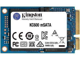 Kingston KC600 mSATA 256GB notranji SSD disk