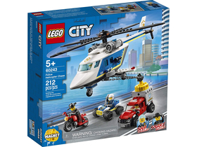 LEGO® City Police 60243 Pronásledování policejní helikoptérou