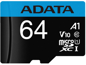 ADATA MicroSDXC 64GB paměťová karta + Adapter UHS-I CL10 (100/25)