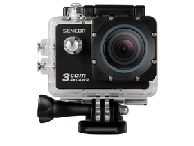 Sencor 3CAM 4K04WR akčná kamera, s vodeodolným obalom, čierna