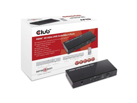 Club3D CSV-1370 4 portos UHD switch