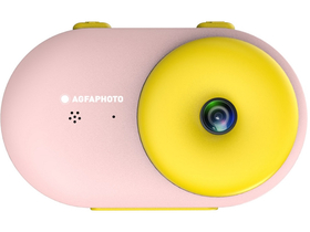 Agfaphoto Realikids vodeodolný detský fotoaparát, ružový - [otvorený]