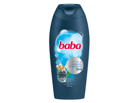 Baba sprchovací gél šampón, pre pánov, černica & zázvor (400ml)