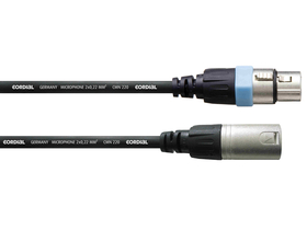Cordial CCM 0,5 FM mikrofon kabel, crna, 0,5m