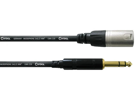 Cordial Balanced Plug kabel, CFM 1,5 MV, 1,5 m, črn