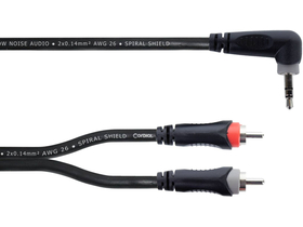 CORDIAL EY 1.5 WRCC 1,5 m, 2 X RCA /1X jack 3,5 mm 90° stereo kabel