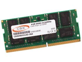 CSX notebook memória - 4GB DDR4 (2400Mhz, CL17, 1.2V)