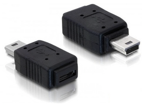 Delock USB adapter USB mini muški/USB micro-A+B ženski adapter
