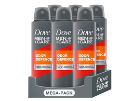 DOVE MEN+CARE Odour Defense muški dezodorans protiv znojenja, 6x 150 ml