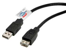 Roline USB 2.0 A-A produžni kabel, 0.8m