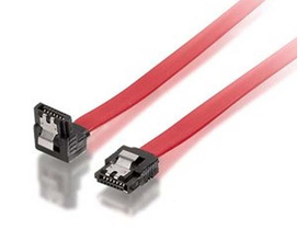 Equip SATA III podatkovni kabel, 0,5m, L oblik