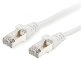 Equip Kábel - 606011 (S/FTP patch kábel, CAT6A, LSOH, 30 cm), biely