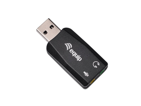 Equip Life 245320 (USB bemenet - 3,5mm jack audio + mikrofon kimenet) átalakító kábel