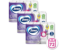 Zewa Deluxe 3-vrstvý toaletní papír Lavender Dreams, 3x24 rolí