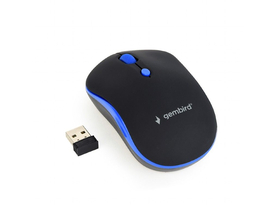 Gembird MUSW-4B-03-B wireless optički miš, crni/plavi
