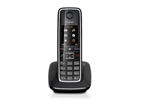 Gigaset C530 безжичен (DECT) телефон, с функция бебефон, черен