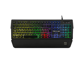 The G-Lab Gamer Keyboard - KEYZ PALLADIUM US (RGB LED, N-Taste, USB, schwarz, englisch)