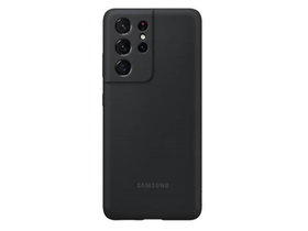 Samsung Galaxy S21 Ultra Silicone Cover, čierny