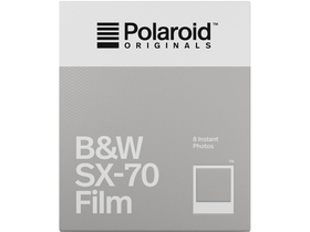 Polaroid Originals schwarz-weiß Sofortbildpapier für Polaroid SX-70 Kameras, Doppelpackung