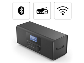 HAMA DIR3020 FM/DAB/DAB+ internet radio, crna