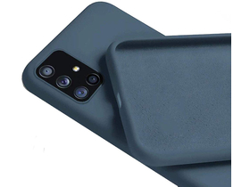 Cellect Premium gumový/silikonový obal pro Realme 7i, modrý
