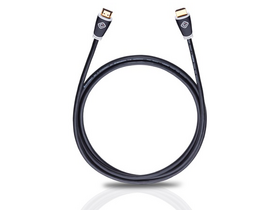 Oehlbach OB 128 Easy Connect HDMI Ethernet kabel 2,5 m črn