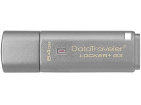 Kingston DataTraveler Locker+ G3 (DTLPG3) 64GB USB3.0 kovový pendrive