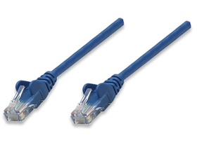 Intellinet 1m Cat5e UTP patch kabel, plavi