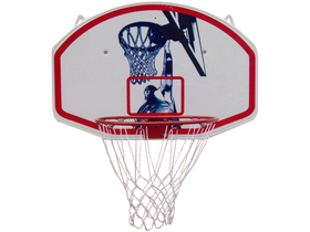Spartan Basketbal-Rückenbrett, 60 x 90 cm, weiß-rot