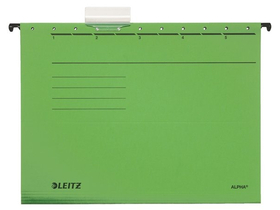 Leitz "Alpha Standard"Hängemappe, Karton, A4, grün