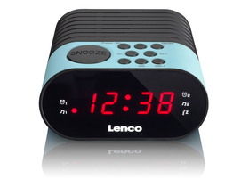 Lenco CR-07 радио будилник, синьо