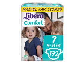 Libero Comfort 7 16-26 кг, опаковка за един месец и половина, 192 бр