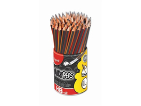 BLACK`PEPS grafitová ceruzka s gumou v boxe na ceruzky, HB, 72 ks