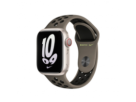 Apple Watch 41mm Nike Band: Olive Grey/Black Nike Sport Band (mpgt3zm/a)