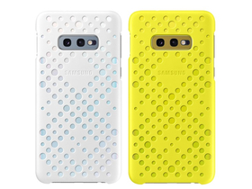Samsung Galaxy S10 E Pattern cover,  futrola, bijelo/žuta  (EF-XG970CWEGWW)