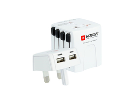 SKROSS MUV, Micro-Netzwerkanschluss-Konverter und USB-Ladeadapter, 2* USB A