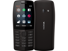 Nokia 210 Dual SIM kártyafüggetlen mobiltelefon, Black
