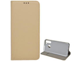 Gigapack kožený obal pro Samsung Galaxy A21 (SM-A210F), zlatý, kosočtverec