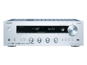 Onkyo TX-8270-S síťový stereo zesilovač, stříbrný (160W)