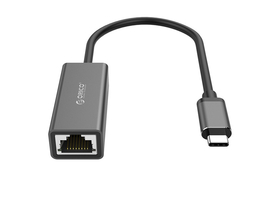 Orico XC-R45-V1-BK/25/ adaptér (USB-C to RJ-45, Gigabit, čierny)