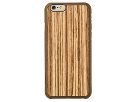 OZAKI O!coat-0.3+Wood iPhone 6 tok + képernyővédő fólia, zebrano