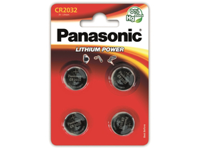 Panasonic CR-2032EL/4B lítium gombelem (4db / bliszter)