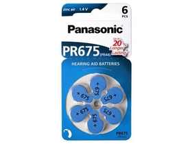 Panasonic PR675/6LB PR44 batérie (6ks)
