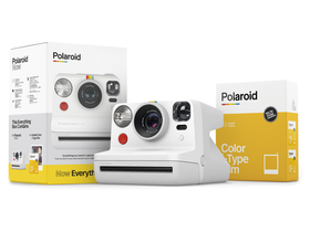 Polaroid Now analogni instant fotoaparat, bijela + 16 kom i-Type Film u boji