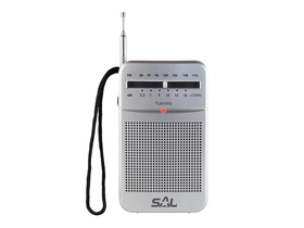 SAL RPC 4 džepni radio, 2 kanalni, srebrni