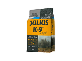 Julius K-9 Ligth Senior Trockenfutter für Hunde, Lamm und Kräuter, 3 kg
