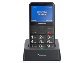 Panasonic KX-TU155EXBN kártyafüggetlen mobiltelefon idősek számára, Black