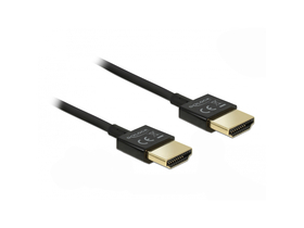 Delock HDMI Ethernet kábel - HDMI-A - HDMI-A, 3D, 4K,0,5 m, tenký