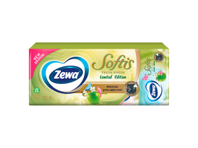 Zewa Softis Limited Edition Papiertaschentuch, 4 Lagen, 10 x 9 Stk