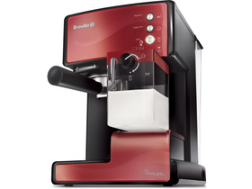 Breville Prima Latte VCF046X-01 kávovar na espresso, tmavě červené